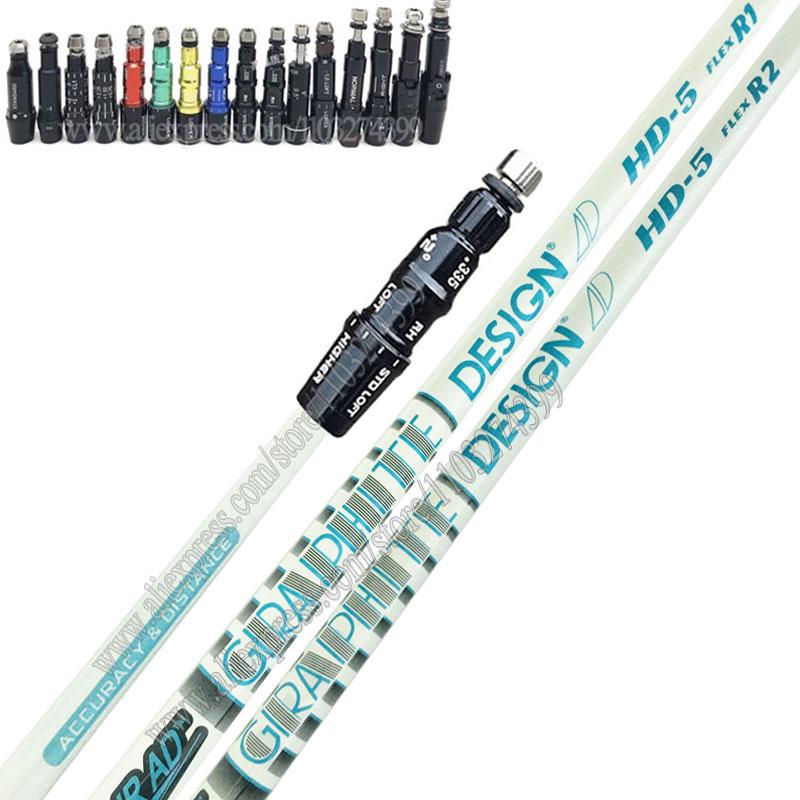 Golf Driver Shaft AD HD-5 Graphite Shaft Men Golf Clubs Wood Shaft+Free Assembly Sleeve and Golf Grip Golf Accessories