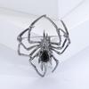 Глянцевая брошь-паук, мужской костюм, персонализированная булавка для воротника с изображением животного, брошь из сплава с насекомыми, булавка для одежды, ювелирные изделия