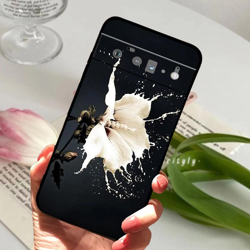 For Google Pixel 6 Pro 5G Case GF5KQ Soft Silicone TPU Phone Cover For GOOGLE PIXEL6 PRO Coque Shockproof Bumper Cute Animal