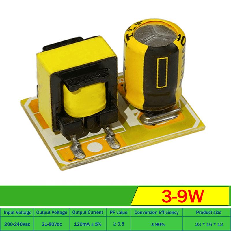 3W 5W 8W 18W 36W LED Light Driver Supply Transformer Radiating Module Board