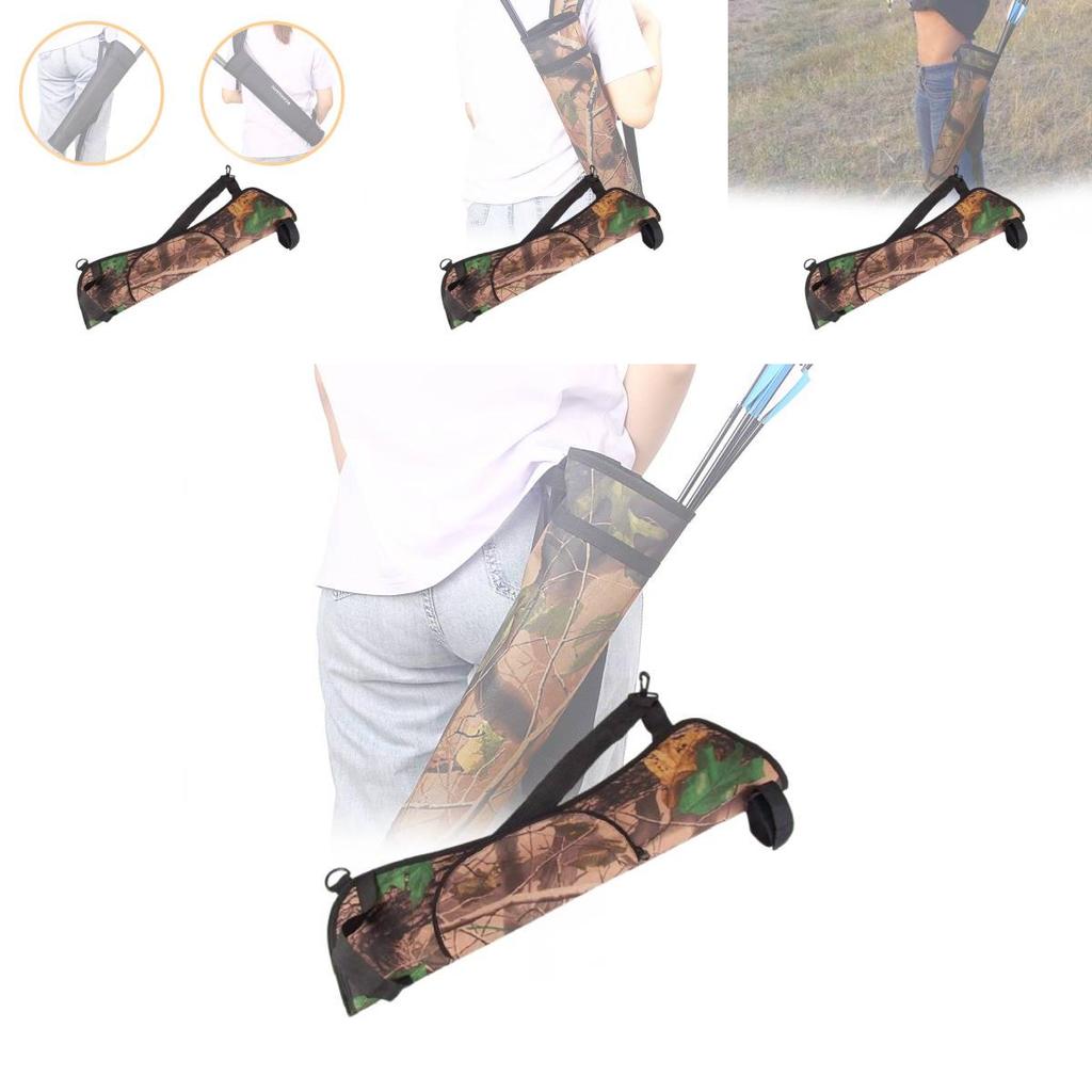 Снаряжение для стрельбы из лука Колчан для стрел из ткани Оксфорд для охоты и тренировок