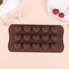 1Pc 15 Hole Three-Dimensional Heart-Shaped Silicone Mold Diy Chocolate Ice Grid Mousse Mold Soft Candy Baking Mold
