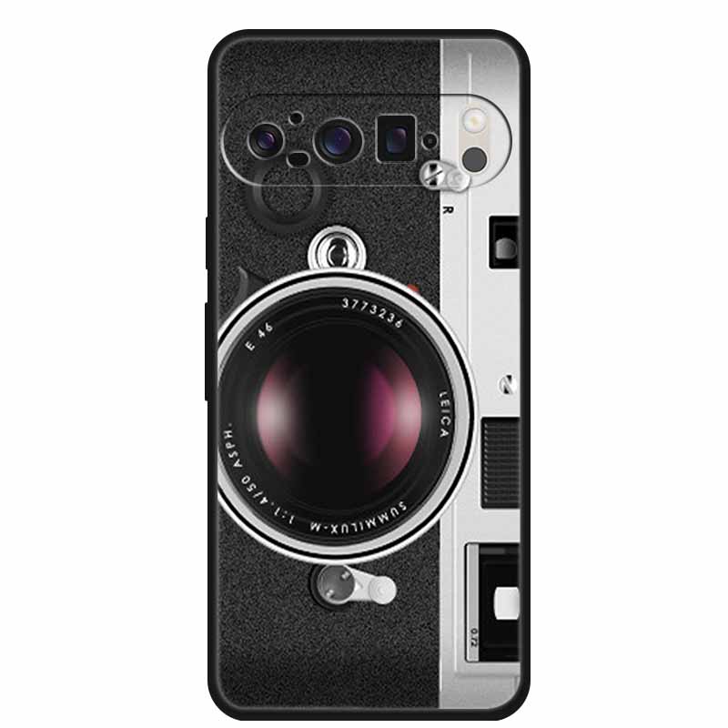 Чехол для Google Pixel 10 Pro XL 5G Милый Кот ТПУ Черный Мягкий Силикон Задняя Крышка Цветы Ударопрочный Бампер Чехол 6.8" Чехол для Телефона