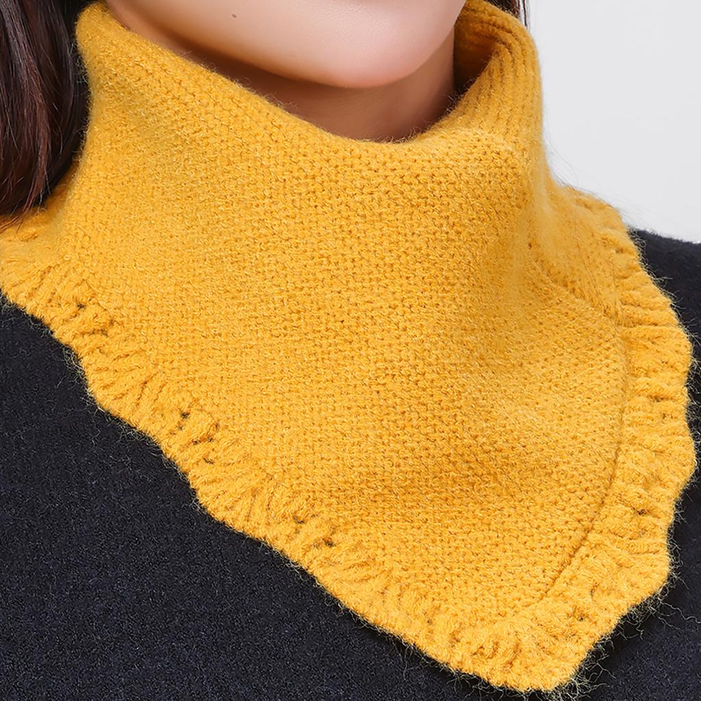 New Detachable Knitted Turtleneck Fake Collar For Women Neck Warmer Autumn Winter Warm Cover Head Neck Knitting False Collar