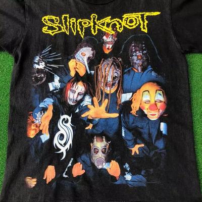Винтажная футболка группы Slipknot Унисекс Хлопок Размер от S до 5XL