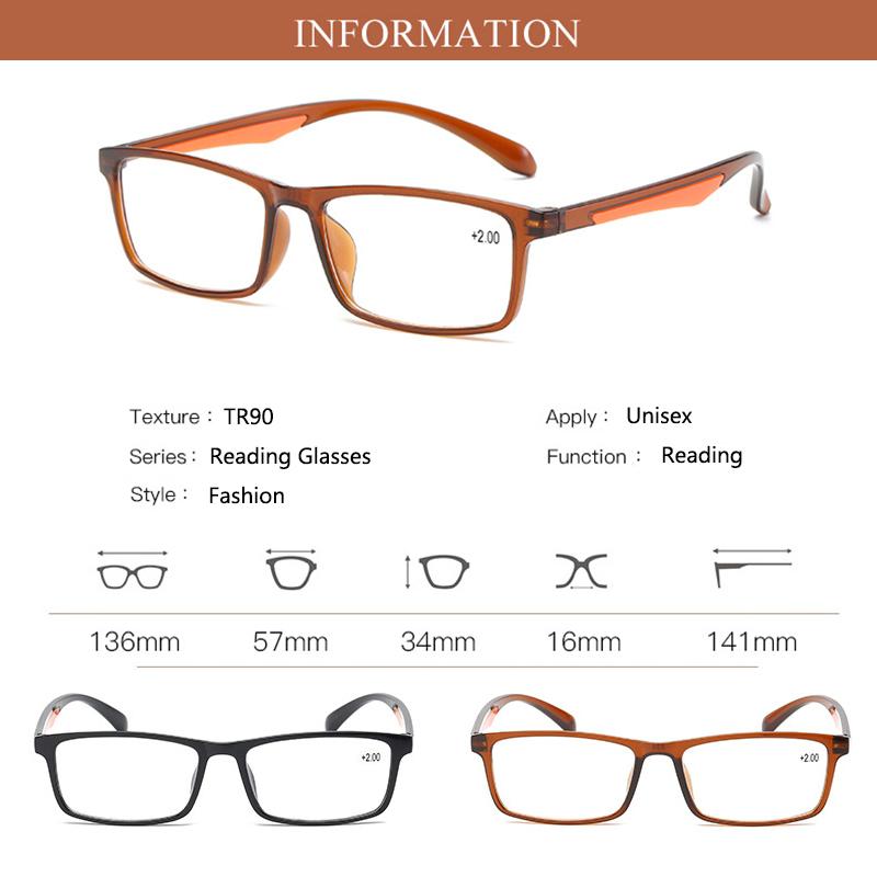 Очки для пресбиопии, сверхлегкие очки для чтения в стиле ретро, мужские очки TR90 для женщин, женские, прозрачные линзы, ручная работа