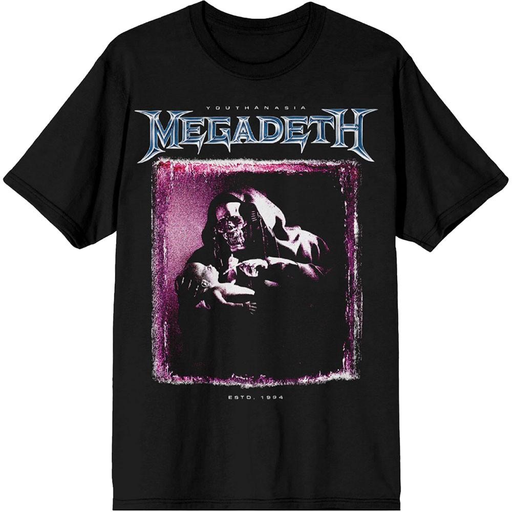 Унисекс футболка Megadeth: Ютаназия День расплаты (черный) (Маленький)