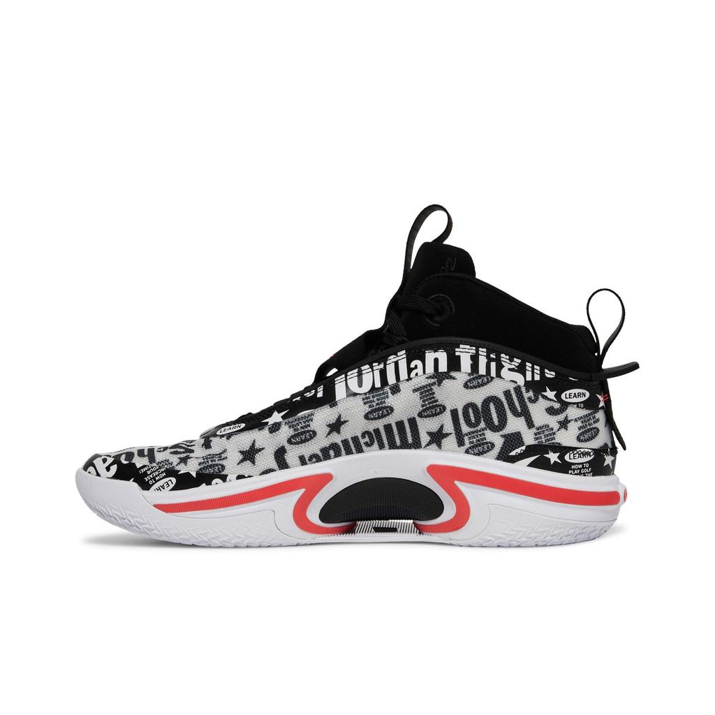 Air Jordan 36 PF 'Flight School' (Unisex) Black / White / Infrared 23 Basketball Shoes DN4198 001