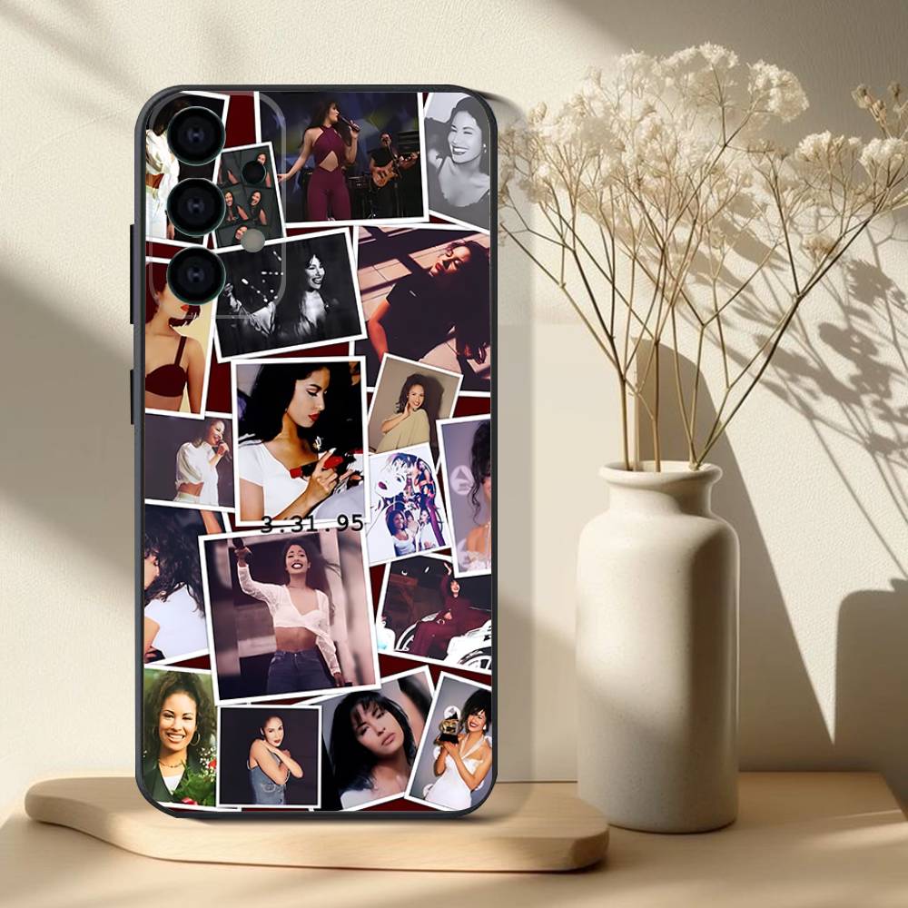 Чехол для телефона S-Selena Quintanilla для Samsung S25, S24, S21, S22, S23, S30, Ultra, S20, Plus, Fe, Lite, Note, 10, 9, 5G Черный чехол