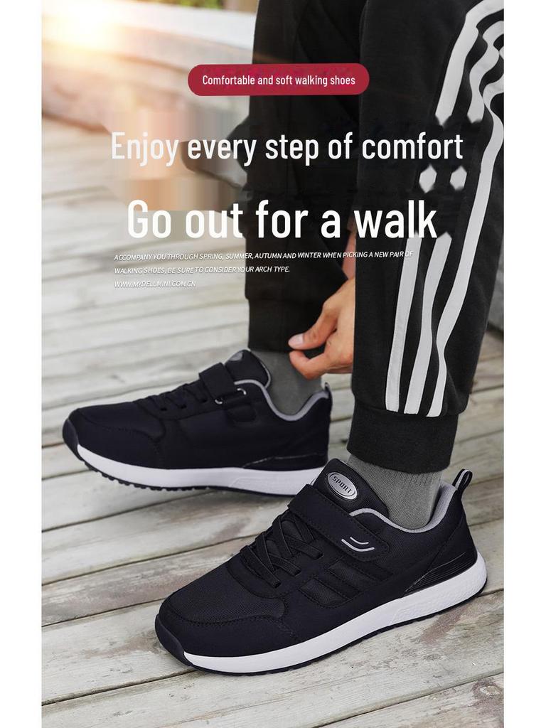 Official Non-Slip Soft Sole Shoes: Comfortable Walking Shoes for Middle-aged and Elderly