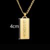 Atoztide Personalized Custom Name Necklaces for Women 2 Sides Welding Butterfly Drop Pendant Chain Stainless Steel Jewelry Gift