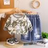 Kids Casual Long-Sleeve Set, Comfortable Daily Wear Outfits