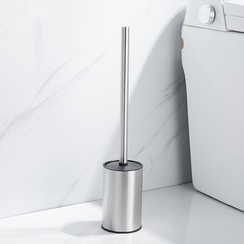 Аксессуары для держателя туалетной щетки из нержавеющей стали для ванной комнаты, черная туалетная щетка, настенная щетка для чистки туалета, чистящие средства