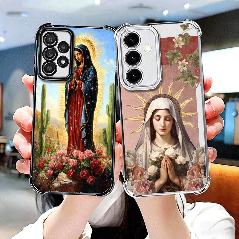 Чехол для телефона с покрытием Дева Мария Дева Гваделупская Для Samsung A17 A07 A37 A57 A16 A56 A15 A55 A14 A54 A13 A53 A26 A36 A25 A35 A