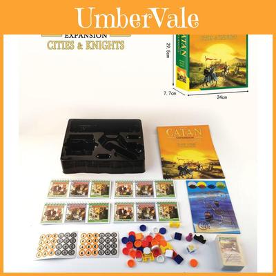 Дополнение к настольной игре Catan Набор для 5-6 игроков для семейного веселья и досуга Медная бумага и пластиковый материал