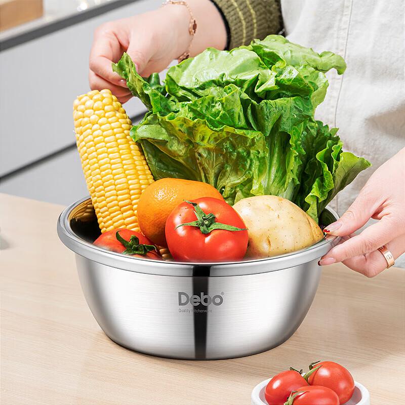 Debo Laurent Stainless Steel Mixing Bowl Set (2-Piece)