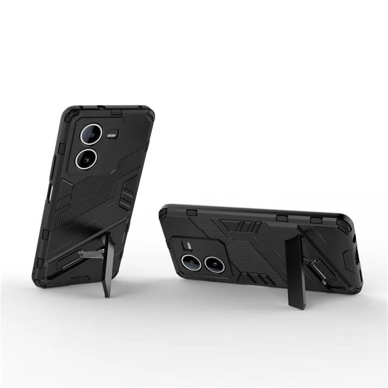 Для Vivo iQOO Z8 Z8X 5G Armor противоударный чехол для телефона задняя крышка магнитная подставка анти-падение защитные чехлы для iQOO Z8 X