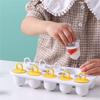 QX2E Форма для 10 эскимо с кольцами, пластиковая, с легким извлечением