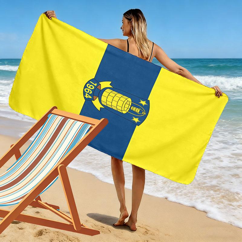 Brøndby IF Print Beach Towel, Large Soft Quick Dry Towel for Beach Camping Swimming