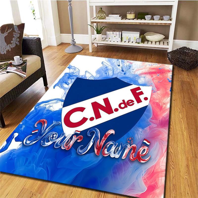 Club Nacional De Football Custom Name Carpet Rug For Living Room Bedroom Home Sofa Decoration Kids Play Nonslip Floor Mat