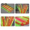 100 шт. гибкие пластиковые трубочки одноразовые питьевые трубочки разных цветов 21 см гибкие полосатые трубочки для сока для вечеринок и мероприятий