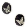 Les Trésors De Lily [K6546] — Черные дизайнерские серьги «Бабочки»
