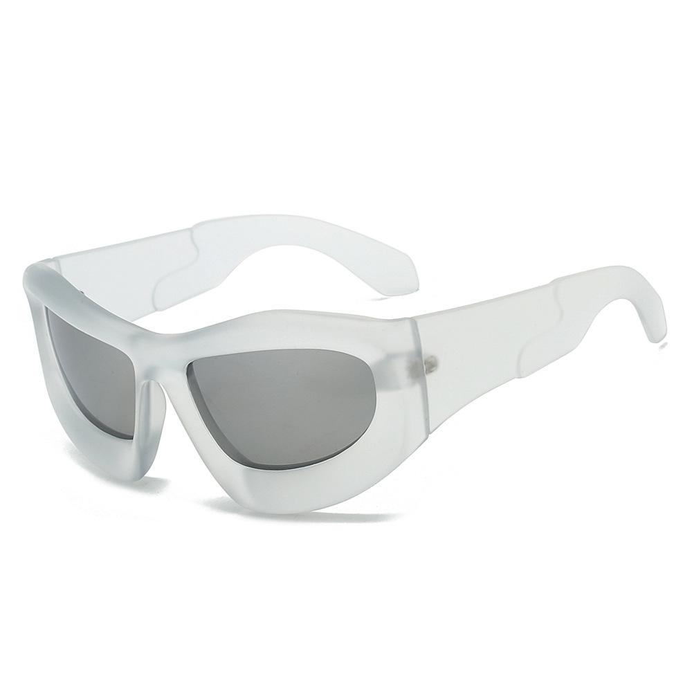 New YK personalized bubble sunglasses European and American hip hop concave sunglasses fashion trend sunglasses