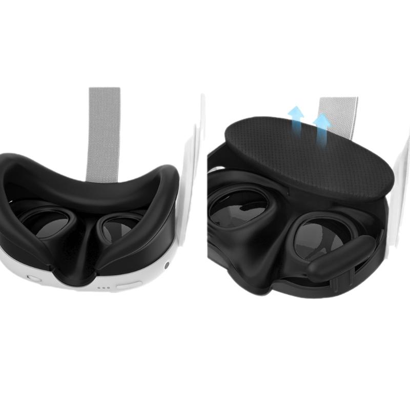 Регулируемая подушка для лица VR-шлема, влагостойкая конструкция, легко моется, для лицевой накладки VR-шлема