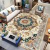 Persian American Retro Carpet Large Area Living Room Decorate Home Rug Non-slip Bedroom Cloakroom Lounge Rug Washable Floor Mat