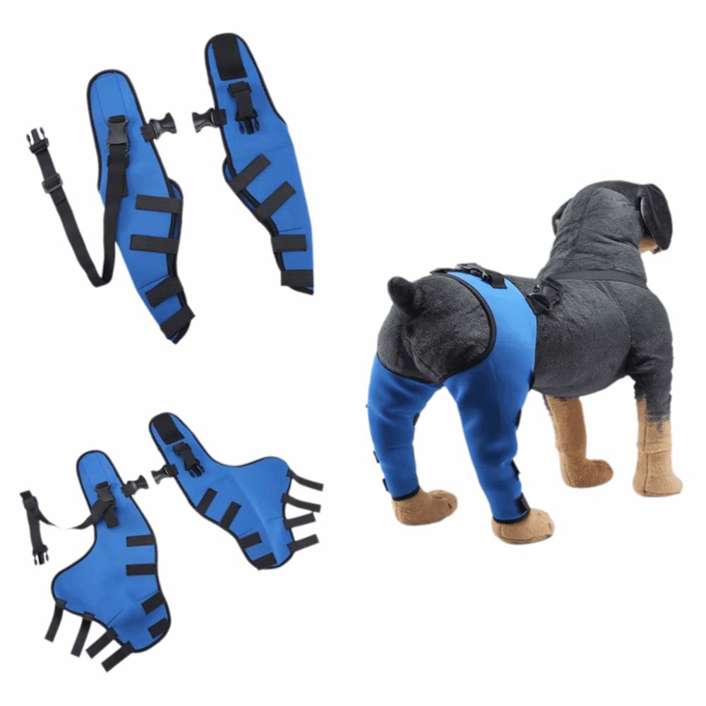 Adjustable Dog Knee Brace Comfortable Dog Leg Support Brace Pet Joint Protectors Wound Protection