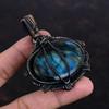 Tree Of Life Labradorite Pendant Copper Wire Wrapped Handmade Pendant Tree Of Life Pendant Rainbow Moonstone Gemstone Jewelry Gift For Women