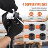 Copper Tube Fittings Crimping Tool with TH16/20/26/32 Jaws 360° Rotatable