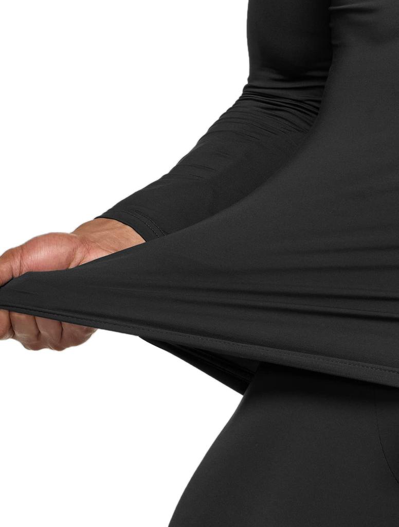 Tesla Heattech Top and Bottoms and Winter Insulated Underwear for Snowboarding and Warm Windproof Front Men's [Insulated, Moisture-Wicking, Stretchy]