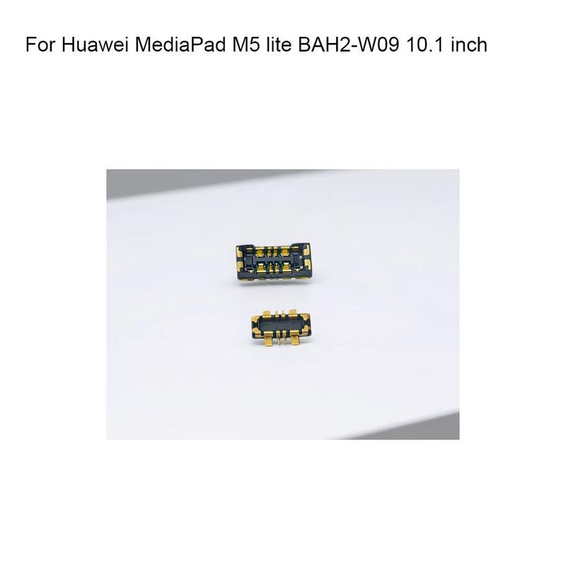 2PCS Inner FPC Connector Battery Holder Clip Contact For Huawei MediaPad M5 lite BAH2-W09 10.1 inch Logic on Mainboard on Ribbon