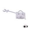 BWR1193 Window Regulator Repair Clips Front Left Door for Iveco EuroBus Fiat Panda MK3 169 2003-2012 3/5 Door 46803652