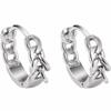 Jewelry Hollow Women Round Chain Ear Studs Female Earrings Korean Style Earrings Men Hoop Earrings