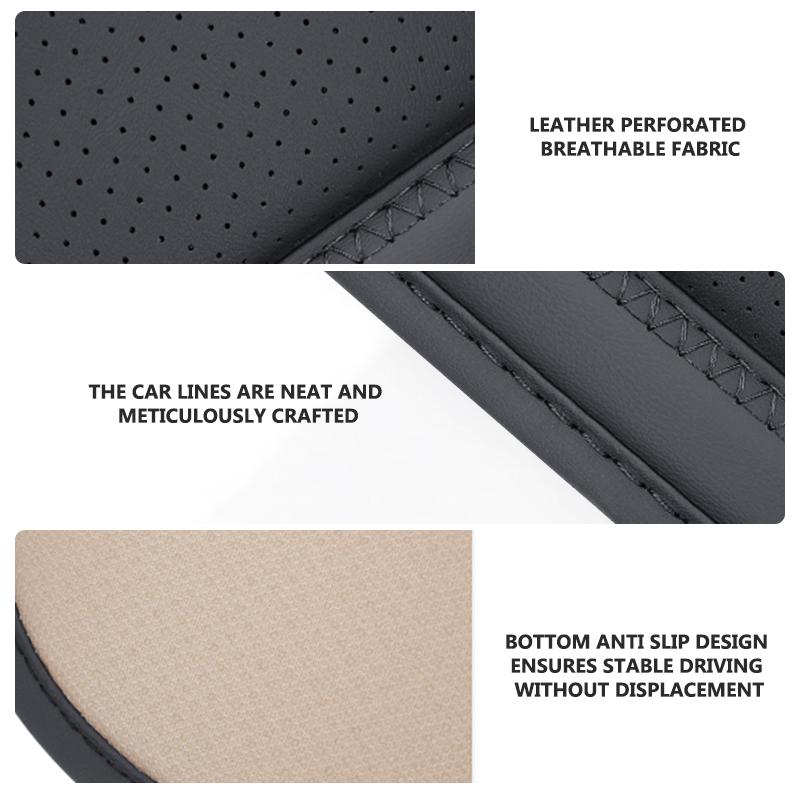 AEK4 Car Seat Driver Leather Anti-slip Breathable Cushion Pad For KIA Ceed Sportage Rio K5 K2 Optima Cerato Proceed Venga