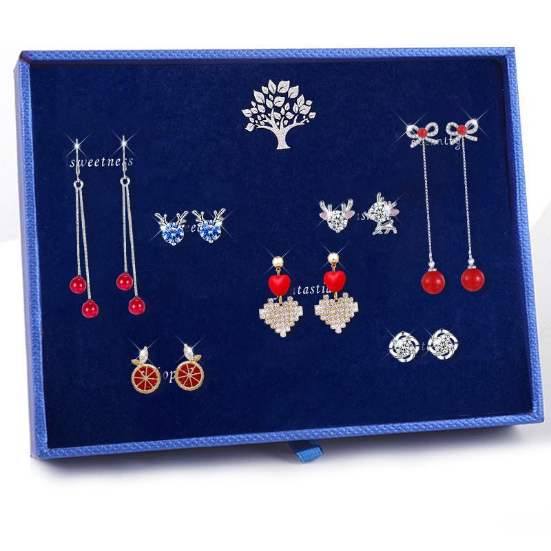 S925 Silver Needle Weekly Stud & Long Tassel Butterfly Earrings – Christmas/New Year Gift for Her