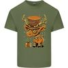 Steampunk Reindeer Funny Christmas Unisexs Light Cotton TShirt