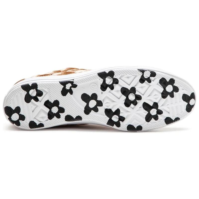Golf Le Fleur x Converse One Star Модные Удобные Низкие Эспадрильи Унисекс Коричневые