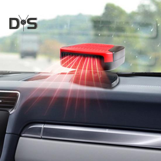 Автомобильный обогреватель с вентилятором, дефростер 12 В, портативный обогреватель лобового стекла, быстрый нагрев с портом воспламенителя, защита от перегрева, малошумные компактные вентиляторы охлаждения для
