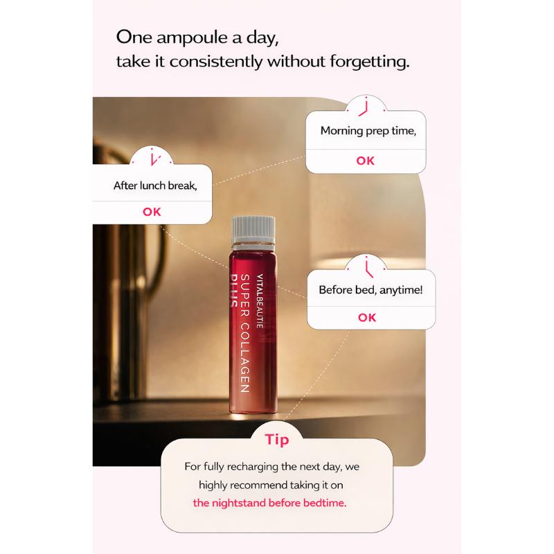 [VITAL BEAUTIE] Super Collagen Plus 25ml * 30ea (30Day Worth)