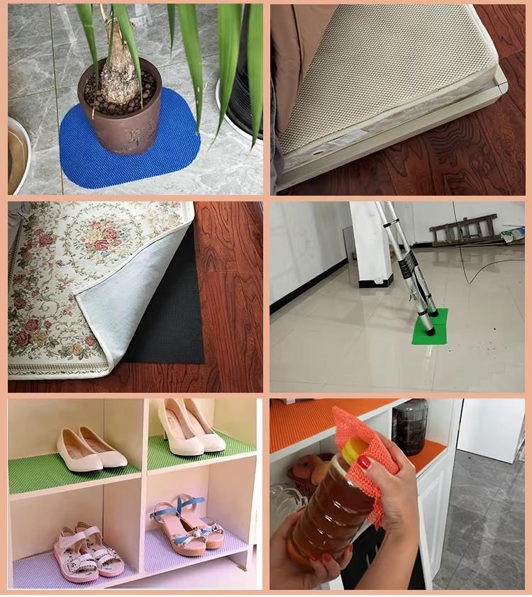 Коврик из ПВХ пены, режущийся, противоскользящий, липкий, премиум-коврик для приборной панели автомобиля, кухни, ванной комнаты, придверный коврик, напольный коврик 180x200см