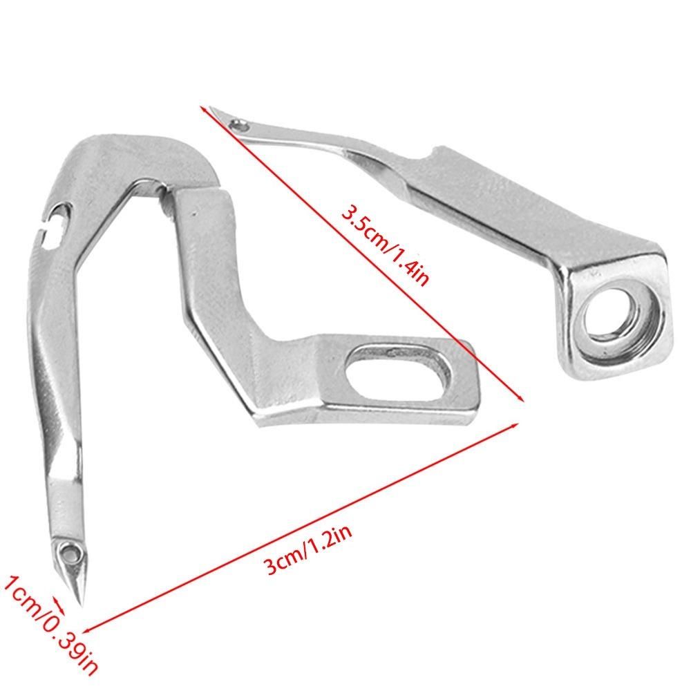 2 шт. Премиум-качество Металлический петлитель оверлока Металлический нижний петлитель Набор петлителей Для бытовой швейной машины