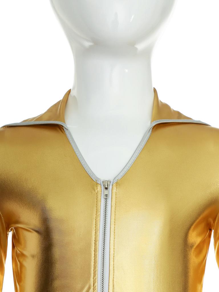 Детский ретро диско-комбинезон 70-х, боди с рукавами-клеш и оборками и брюки-клеш, удобный костюм для танцевальной вечеринки, косплея