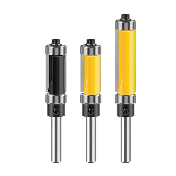 Фреза для обрезки двойных кромок с двойным подшипниковым направляющим, корпус из углеродистой стали, устойчивое к ржавчине покрытие для энтузиастов DIY