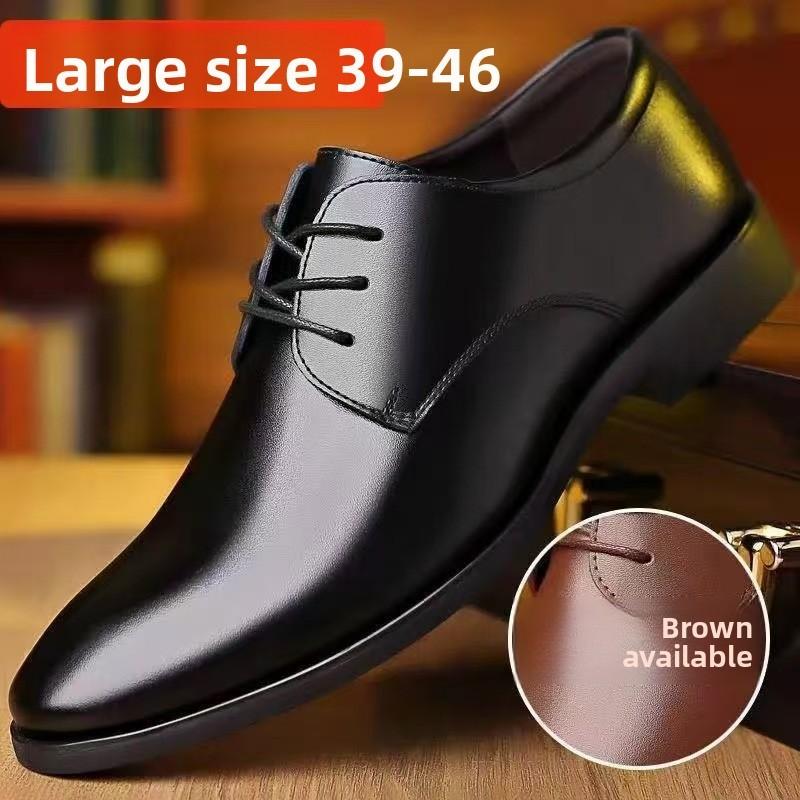 Leather Loafer Shoes For Men Business Casual With Breathable Leather Upper For Office Wear