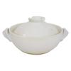 Maehata Heat Resistant Series 6 Earthen Pot 52426 No. (White Glaze)