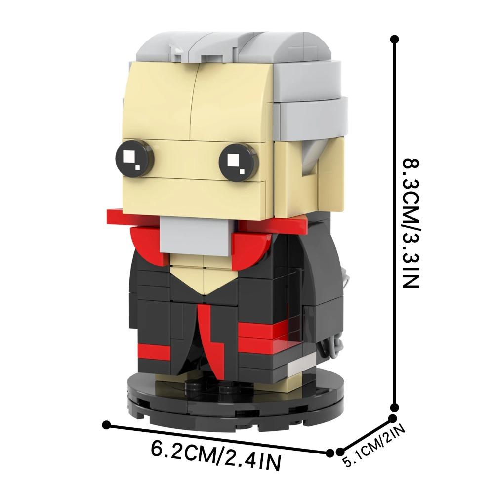 MOOXI Аниме Мультфильмы MOC Набор Кирпичиков Совместимый BrickHeadsed Детали Строительных Блоков Детские Образовательные Игрушки Для Детей Подарок на День Рождения
