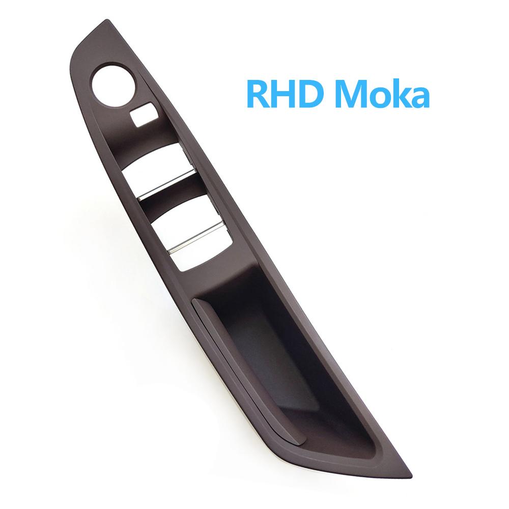 LHD RHD внутренняя дверная ручка подлокотник панель отделка без зеркала складная кнопка для BMW 5 серии F10 F11 F18 520 523 525 528